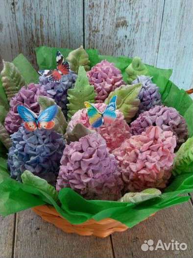 Сладкий букет из зефира