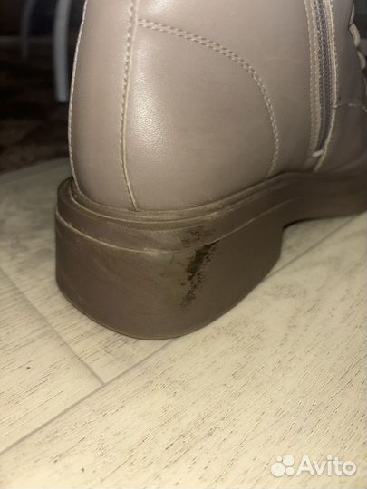 Ботинки женские кожаные