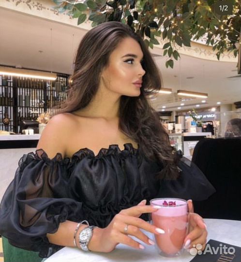 Топ с открытыми плечами