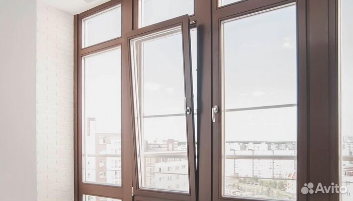 Алюминиевое фасадное остекление домов