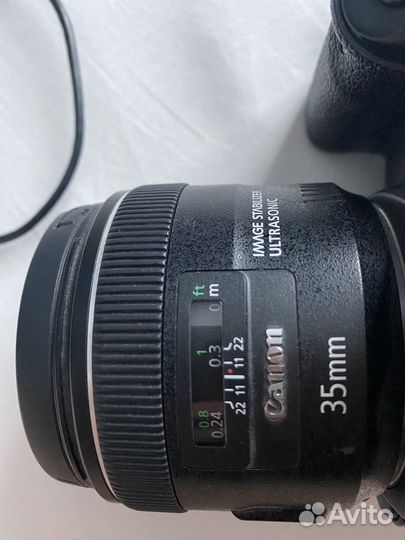 Объектив Canon lens ef 35mm 1:2 IS USM ф67mm