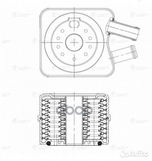 Радиатор масл. для а/м VW Passat B5 (96) 1.8i