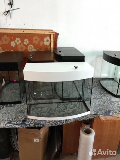 Аквариумы 50л с отделкой