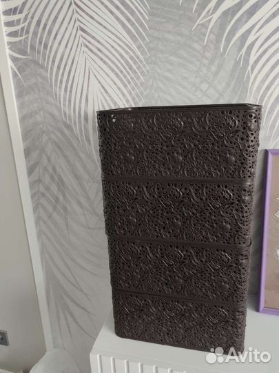 4 плетеные корзины