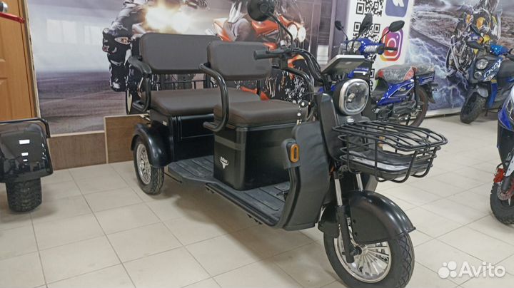 Трицикл электрический Rutrike Топик (В наличии)