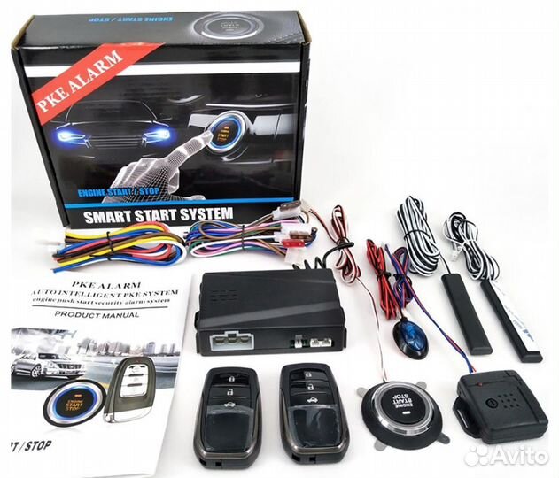 Кнопка старт-стоп с бесключевым доступом PKE №4