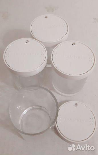 Комплект баночек для йогурта Redmond, 4 штуки