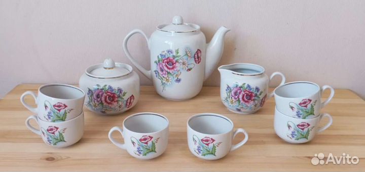 Кофейный сервиз вербилки СССР