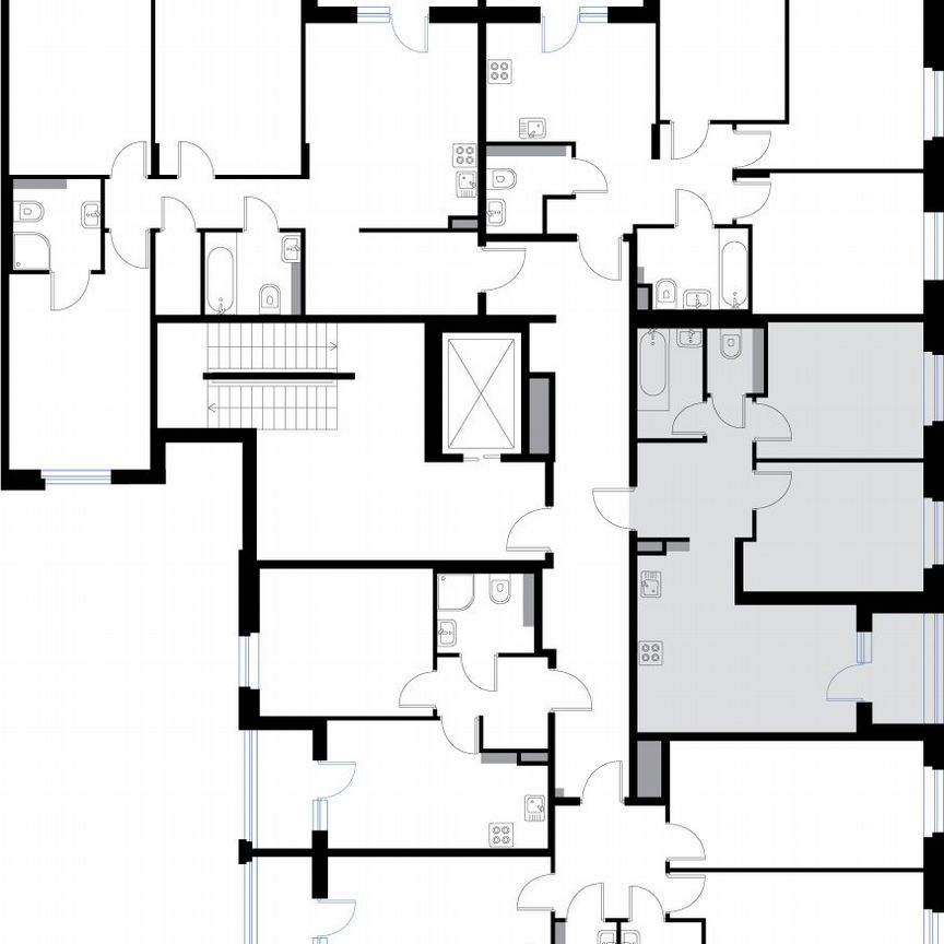 2-к. квартира, 51,9 м², 3/3 эт.