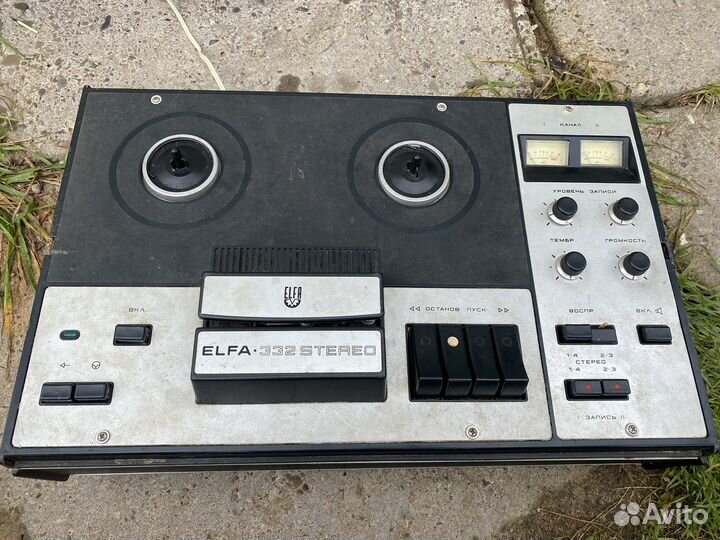 Катушечный магнитофон elfa-332 Stereo