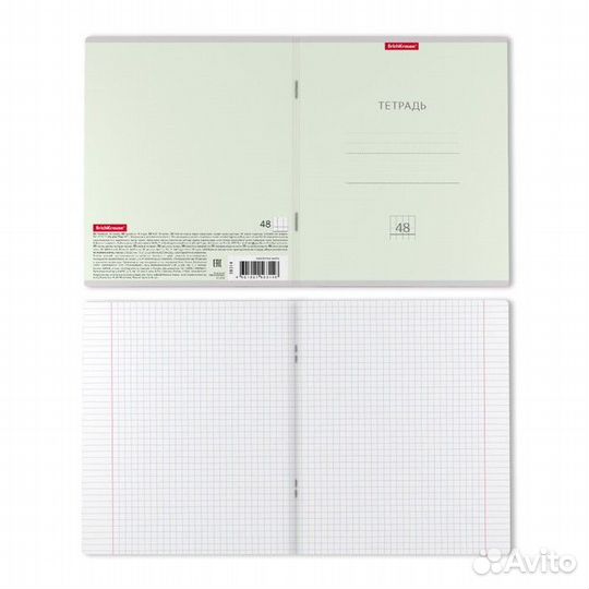 Тетрадь 48 листов в клетку ErichKrause Pastel