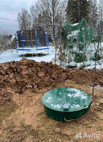 Септик под ключ без откачки