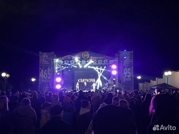 Сцена звук свет экран аренда прокат