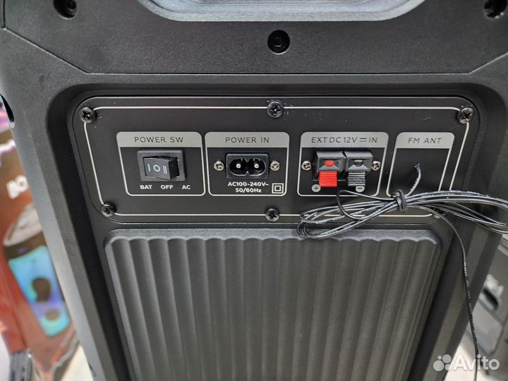 Колонка портативная BQ 3003 караоке 80Ватт