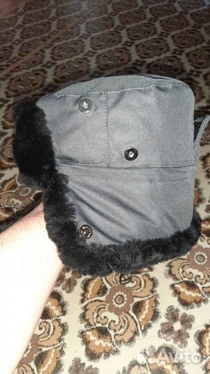 Шапка ушанка женская натуральный мех