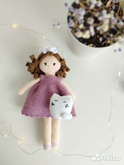 Куклы вязаные крючком. Кукла
