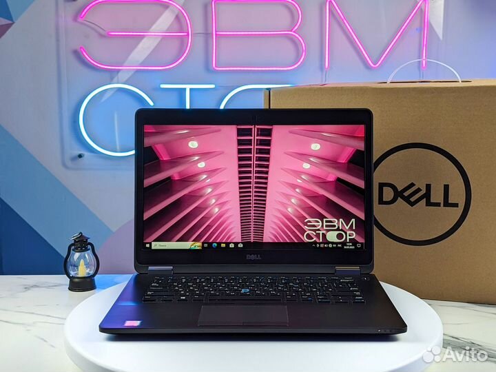 С гарантией Dell E7470 i7-6600U FHD IPS 8GB 256SSD