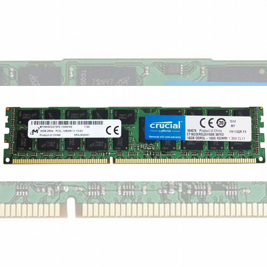 [CT16G3ERSLD4160B.36FED] Оперативная Память Micron Ct16g3ersld4160b.36fed