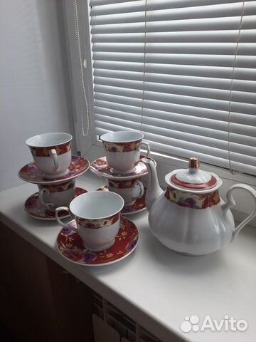 Чайный сервиз с заварным чайником,mona lisa