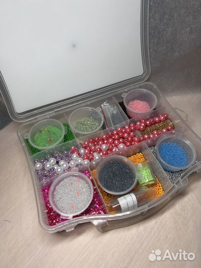 Набор бисера и бусин)