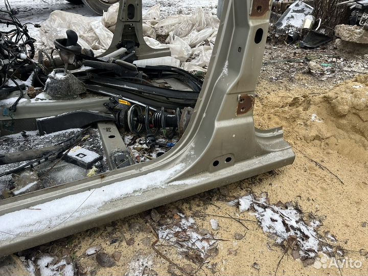 Порог стойка проем левый рено логан 1