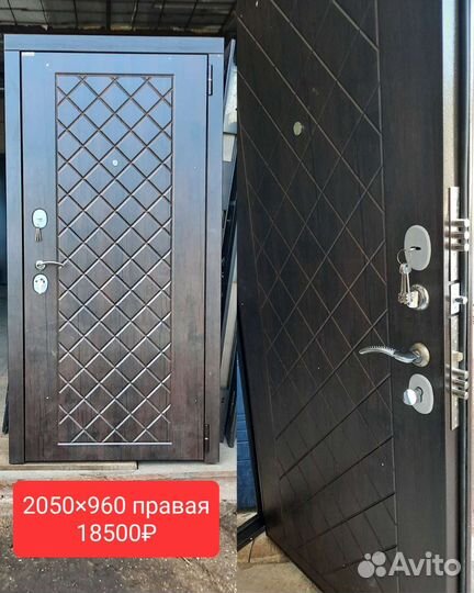 Входные металлические двери б/у и новые