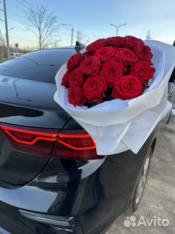 Букет красных роз Цветы