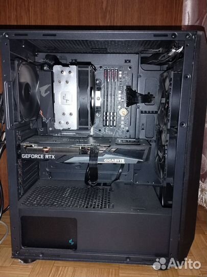 Игровой компьютер Ryzen5600+RTX3060+32Gb