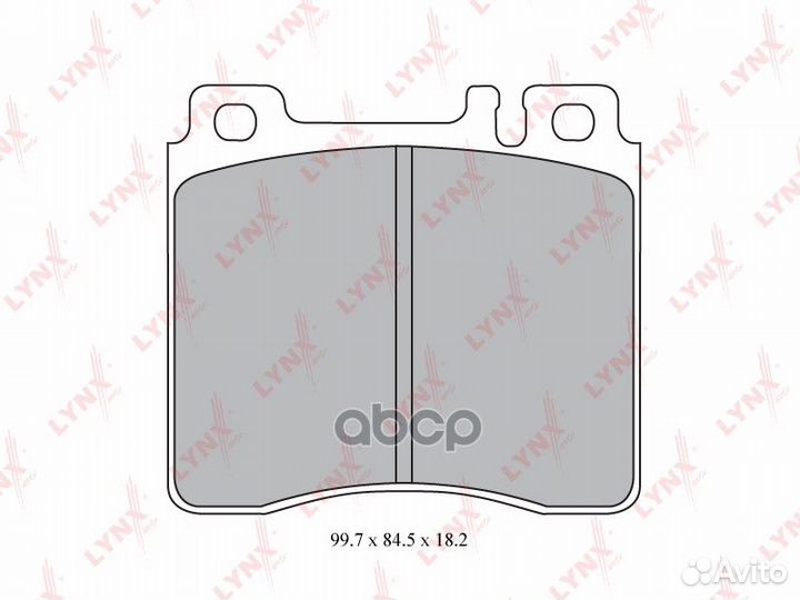 Колодки тормозные дисковые перед BD5333 LYN