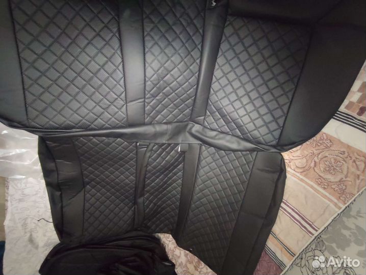 Чехлы эко кожа на Хендай Солярис (1 поколения)