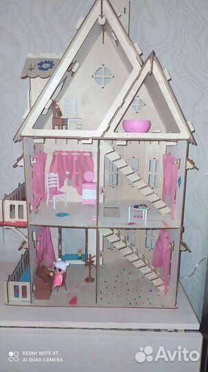 Домик кукольный фанера