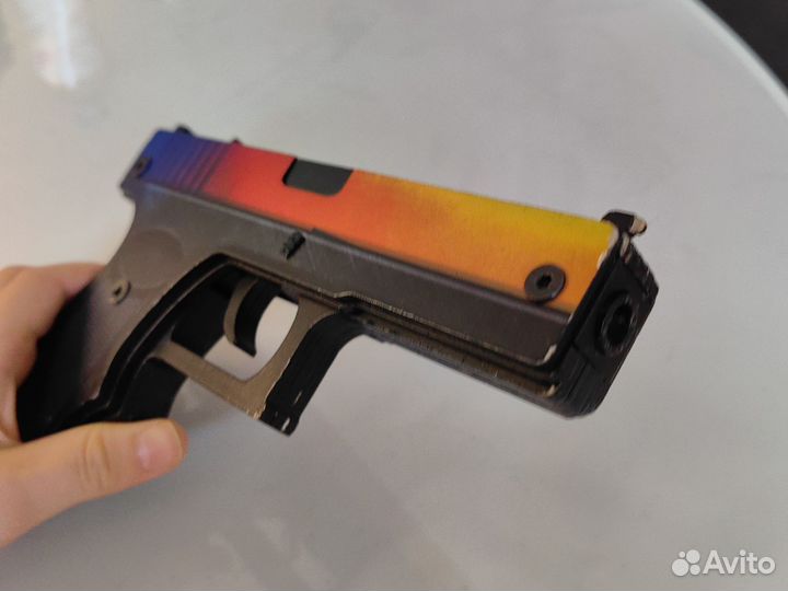 Glock 18 градиент vozwooden CS GO