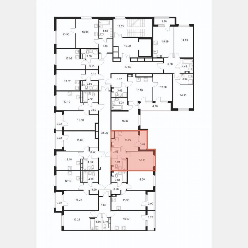 1-к. квартира, 32,4 м², 9/9 эт.