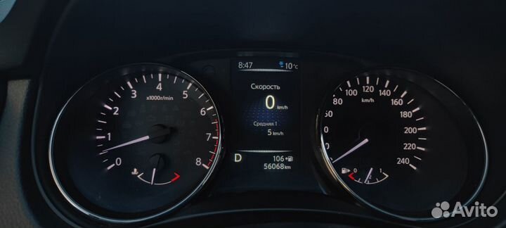 Nissan Qashqai 2.0 CVT, 2017, 57 000 км