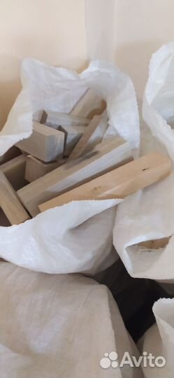 Дрова сухие в мешках