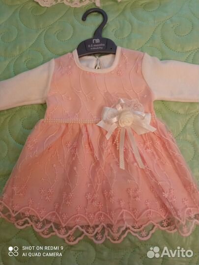 Платье для девочки 62-68