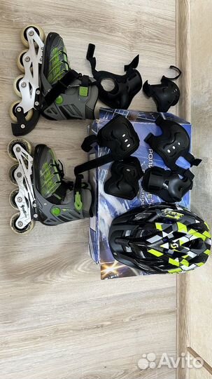 Роликовые коньки детские раздвижные