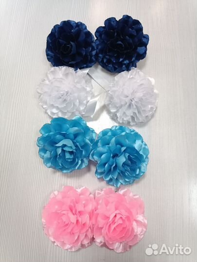 Бантики для волос ручной работы