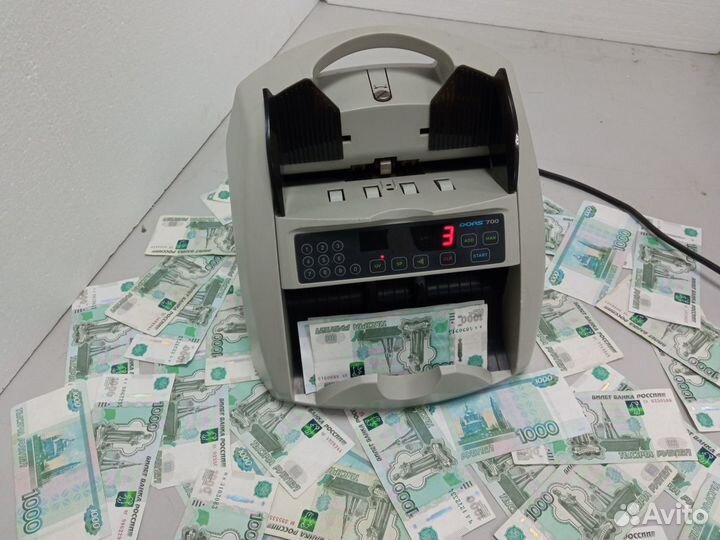 Счетчик банкнот с проверкой дорс 700