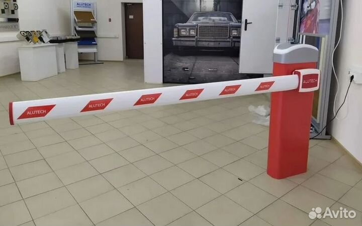 Антивандальный откатной шлагбаум со стрелой 6,3 m