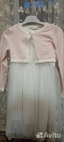 Платье нарядное для девочек с балеро
