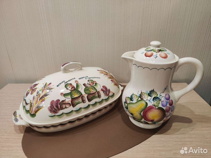 Набор посуды Аксинья Семикаракорская керамика