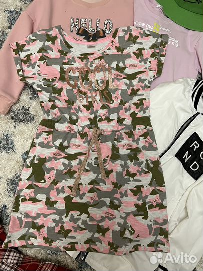 Вещи пакетом на девочку 122-128