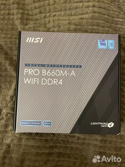 Материнская плата MSI PRO B660M-A wifi DDR4