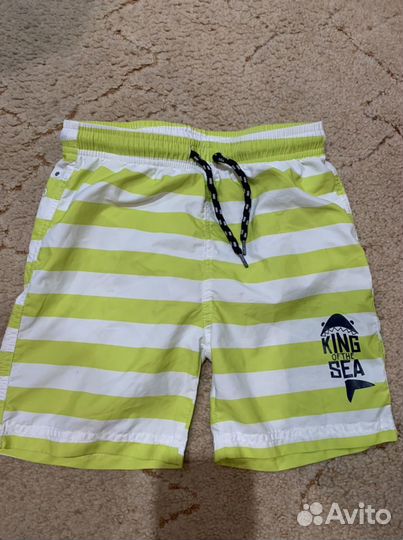 Плавки/ шорты/ шлепки пляжные на 6-7 лет 1122