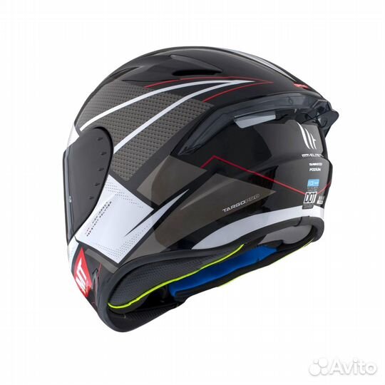 Мотошлем интеграл MT FF106 targo PRO podium B0 бе