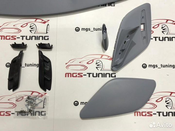 Лип спойлер Mercedes GLA-Class под окрас