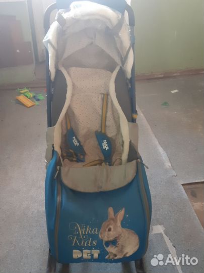 Детские санки коляска