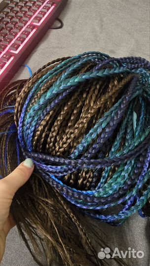 Готовые запрещённые афрокосы канекалон