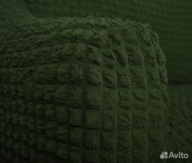 Чехол на трехместный диван универсальный, Зеленый